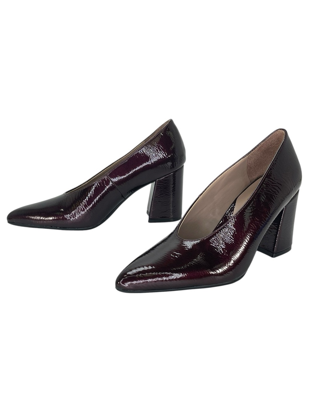 Naturalizer Perry Wine Slip On Womens Heels Size 6.5M - Picture 8 of 12